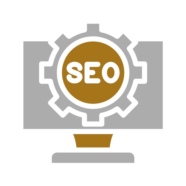 Vector Design SEO Icon Style