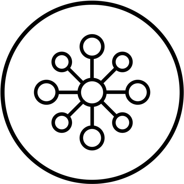 Vector Design Service Hub Icon Style
