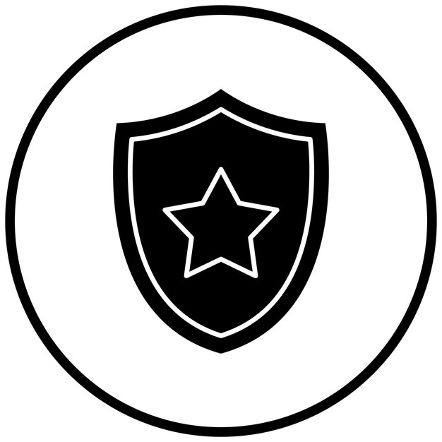 Vector Design Shield Icon Style