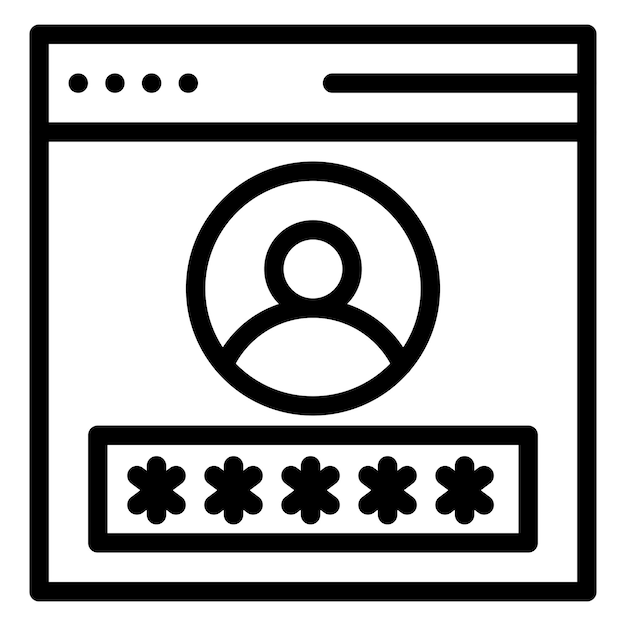 Vector Design Sign In Icon Style