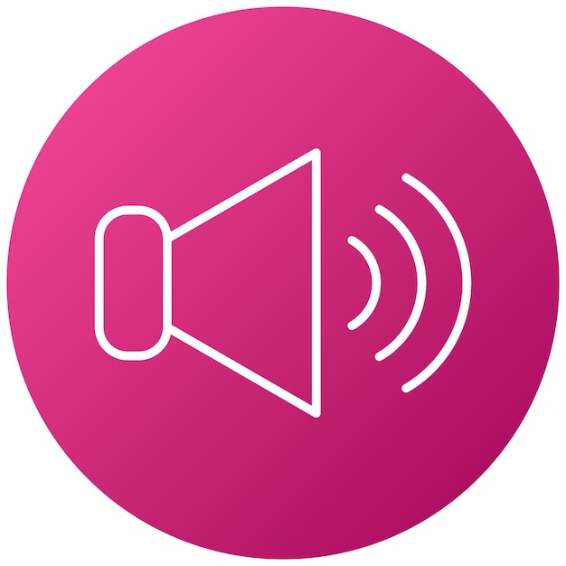 vector design speaker icon style