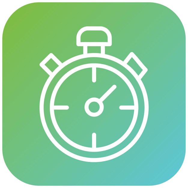 Vector Design Stopwatch Icon Style