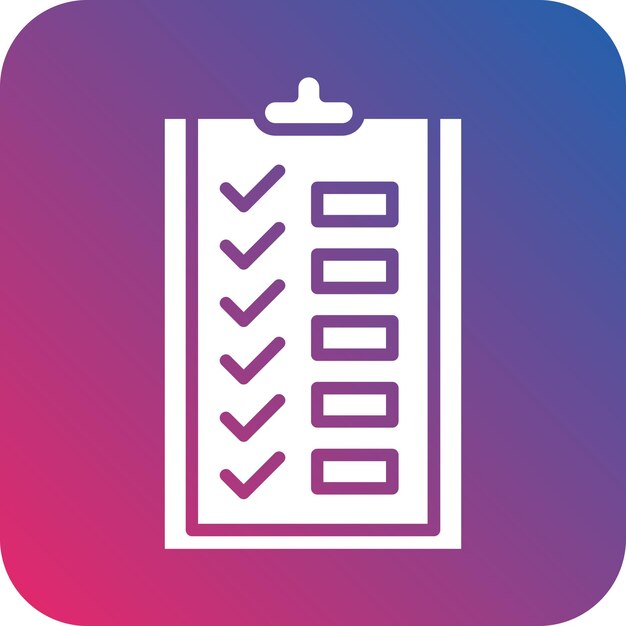 Vector Design Study Plan Icon Style