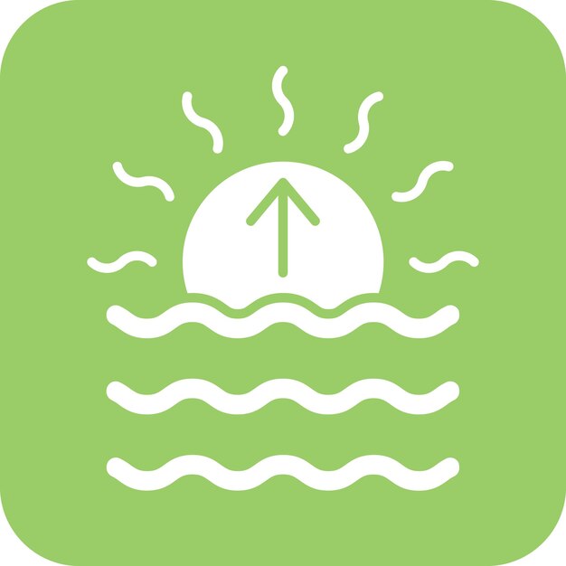 Vector Design Sunrise Icon Style