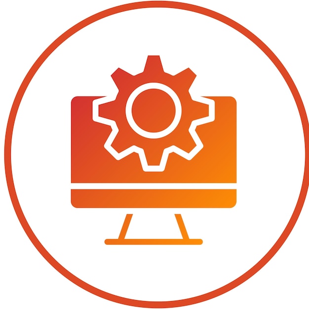 Vector Design System Setup Icon Style
