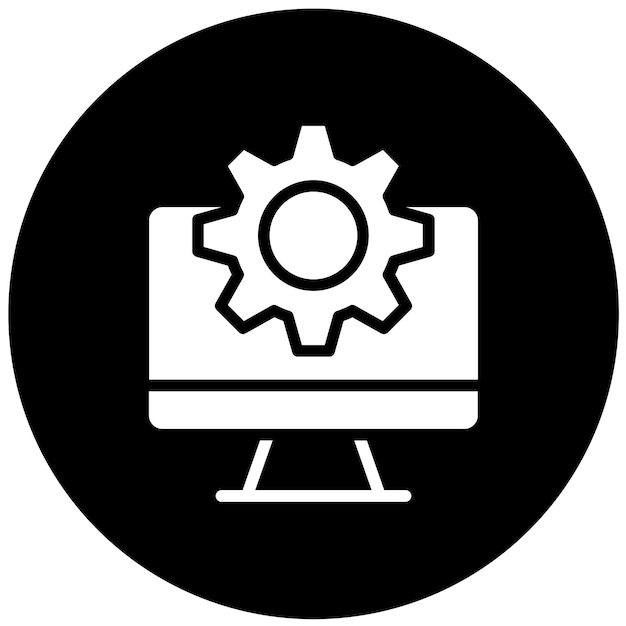 Vector Design System Setup Icon Style
