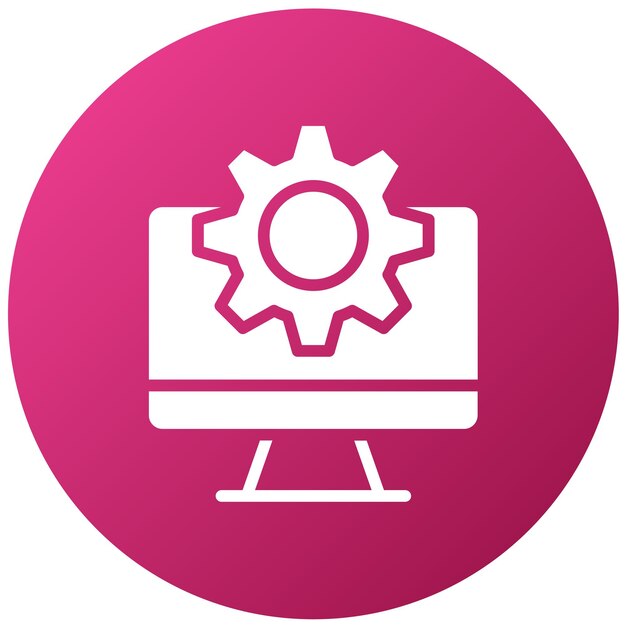 Vector Design System Setup Icon Style