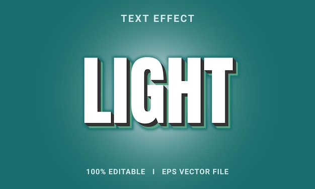 Vector design text effect editable modern font style