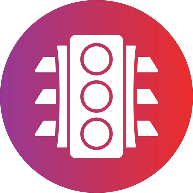 Vector Design Traffic Light Icon Style