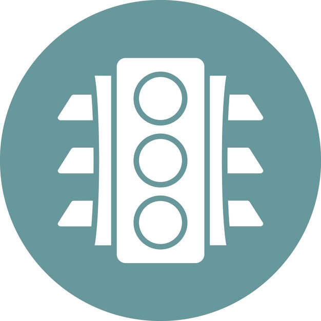 Vector Design Traffic Light Icon Style