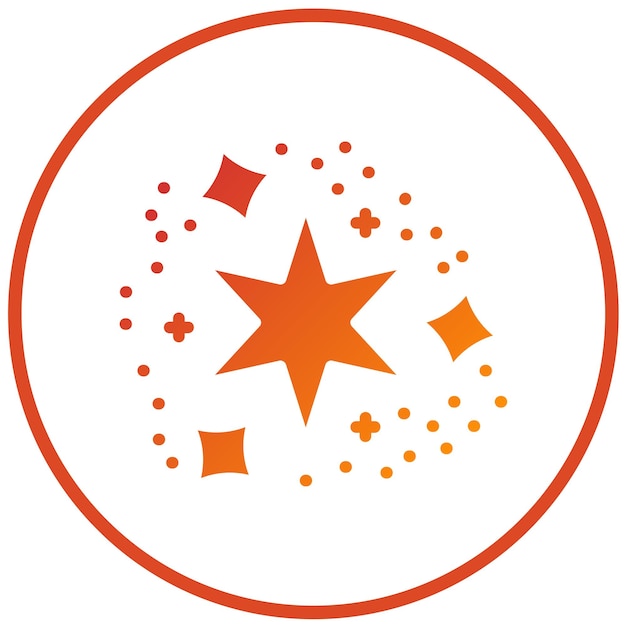 Vector Design Twinkling Icon Style