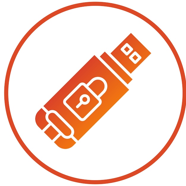 Vector Design Usb Drive Icon Style