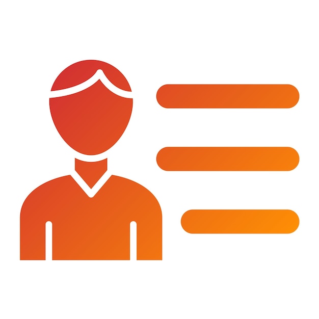 Vector Design User Profile Icon Style