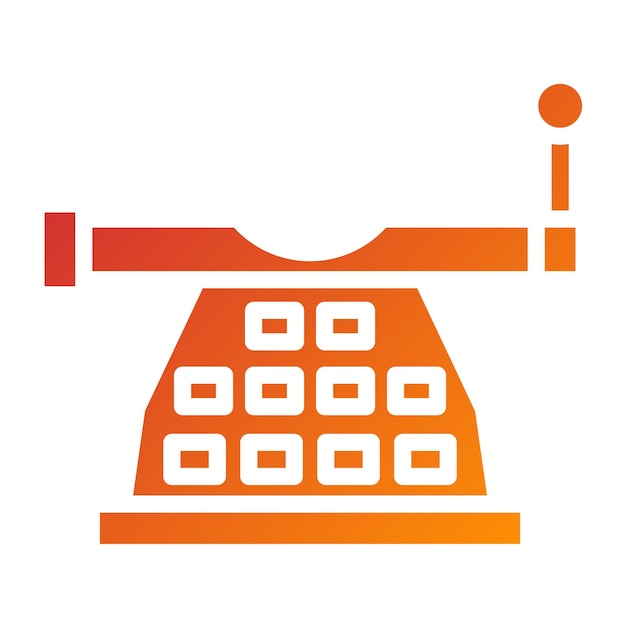 vector design user typewriter icon style