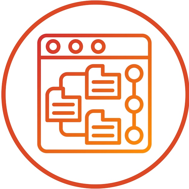 Vector Design Version Control Icon Style