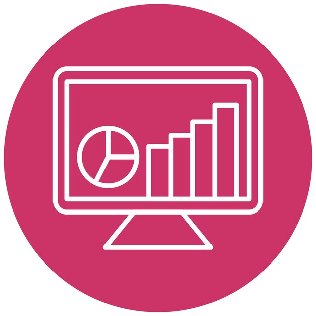 Vector Design Web Analytics Icon Style