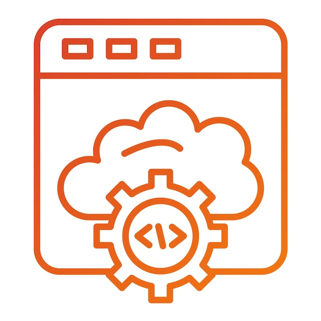 Vector Design Web API Icon Style