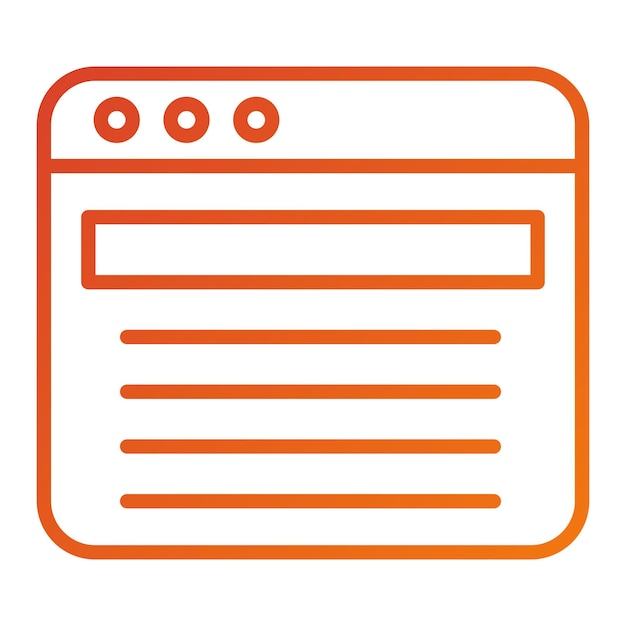 vector design web browser icon style