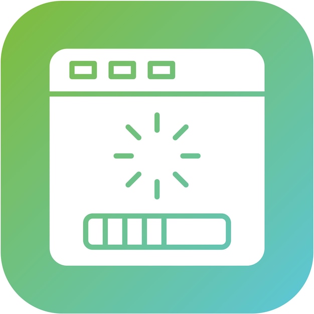 Vector Design Web Loading Icon Style