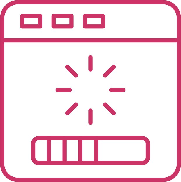 Vector Design Web Loading Icon Style