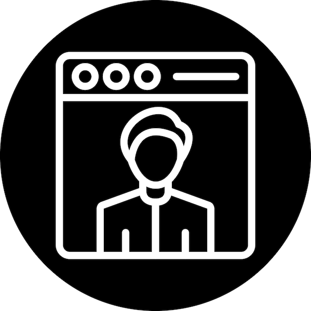Vector Design Web User Icon Style