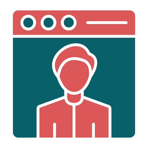 Vector Design Web User Icon Style
