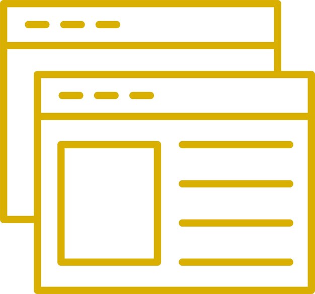 Vector Design Webpages Icon Style