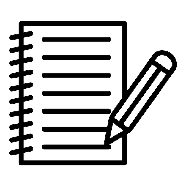 Vector Design Workbooks Icon Style