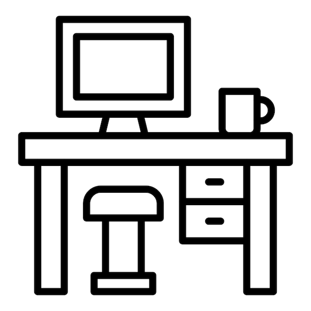 Vector Design Workspace Icon Style