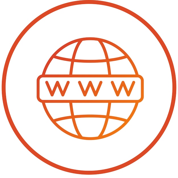 Vector Design Worldwide Icon Style