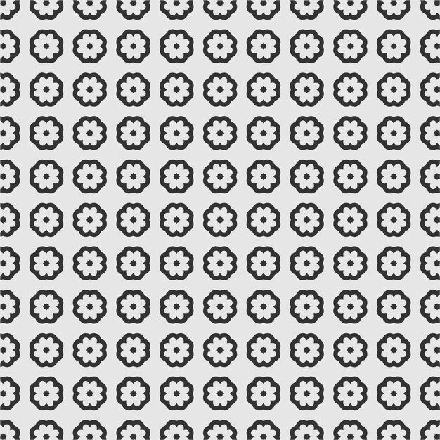 vector drawing colorful geometric flower shapes pattern background