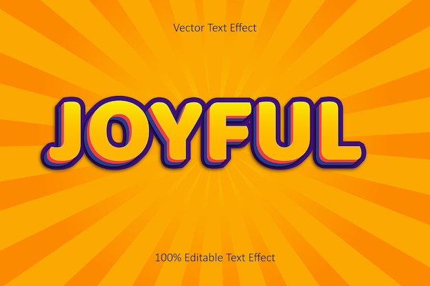 vector editable text effect