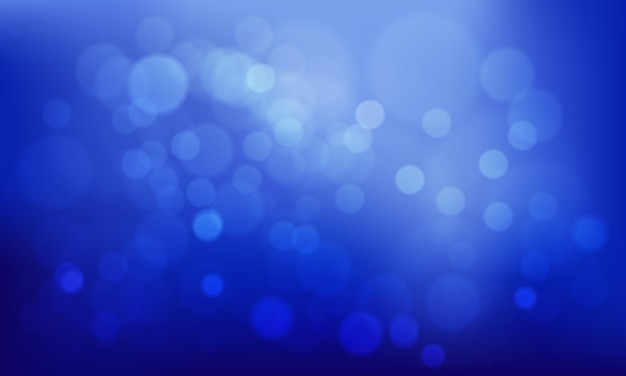 Vector elegant blue bokeh blur light effect