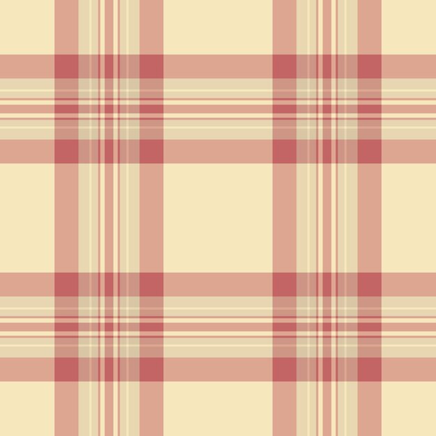 vector fabric texture of tartan check plaid with a pattern seamless textile background in light and orange colors