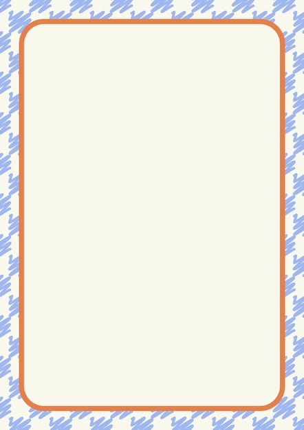 vector frame border with abstract doodle background