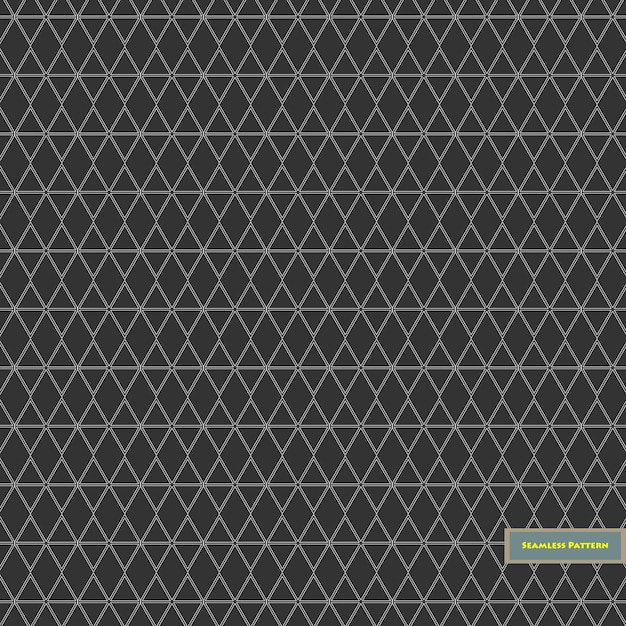 Vector geometric black pattern background