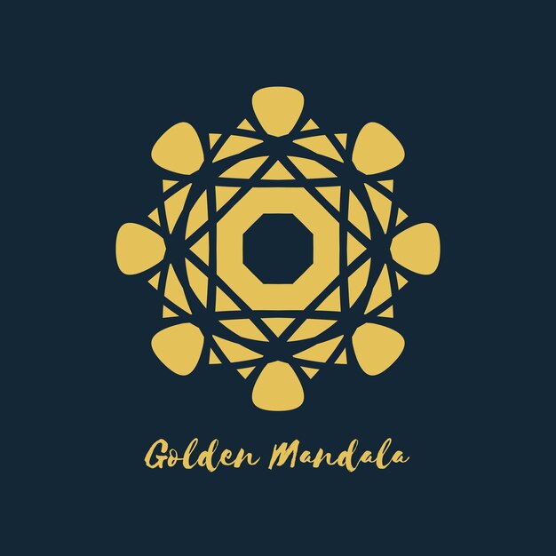 Vector Geometric Mandala Symbol