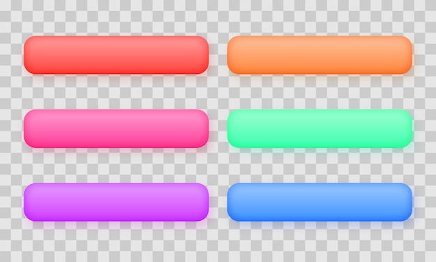 vector gradient call to action buttons collection