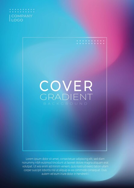 vector gradient covers dynamic background templates with modern abstract design