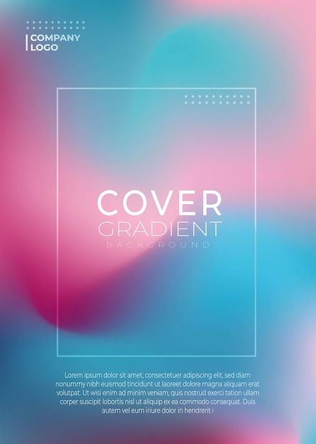 vector gradient covers dynamic background templates with modern abstract design