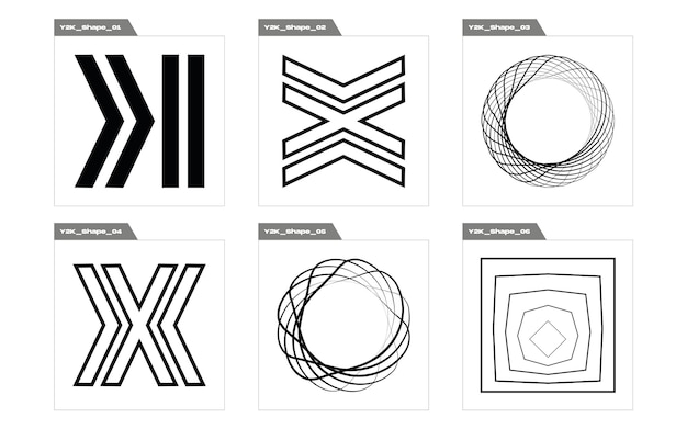 Vector Graphic Assets Set Extraordinary Graphic Assets Elements for graphic decoration