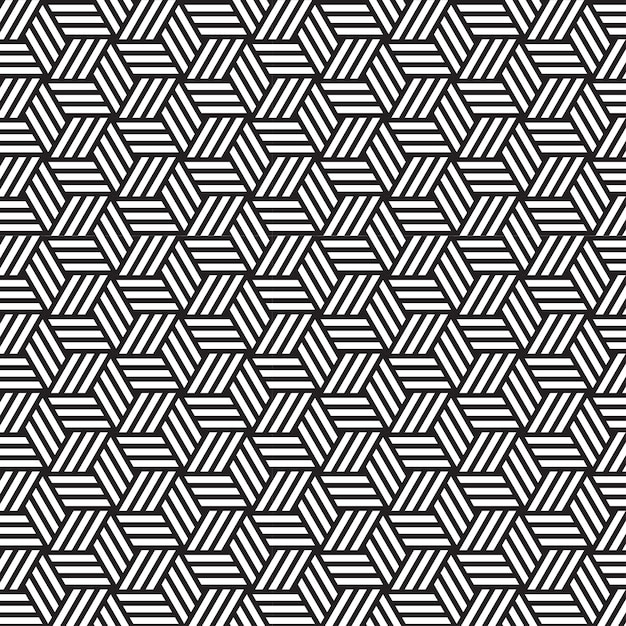 vector hexa line pattern design can be used for printed media curtains bed sheets and clothing