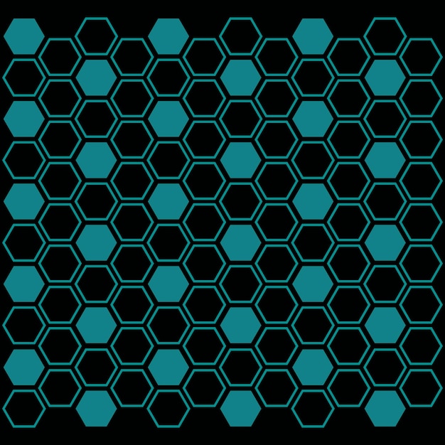 vector hexagonal shape background design