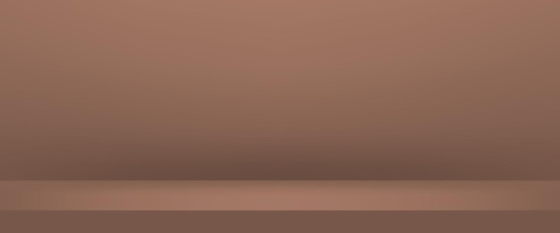 vector horisontal abstract background mock up 3d stage mocha mousse empty studio room