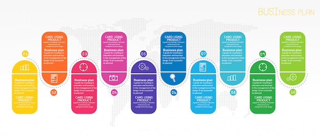 vector illustration can be used for process, presentations