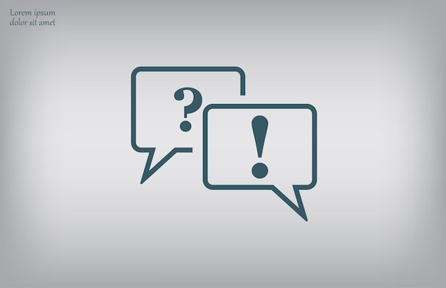 Vector illustration gray background