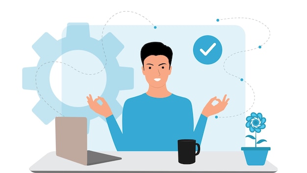 vector illustration man