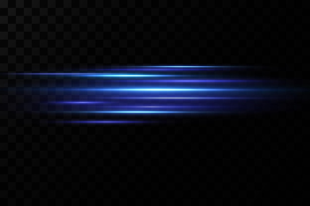 vector illustration of a blue color light effect abstract laser beams of light chaotic neon rays