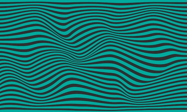 Vector Illustration of the blue yellow pink brown blue green and black Stripe pattern of lines
