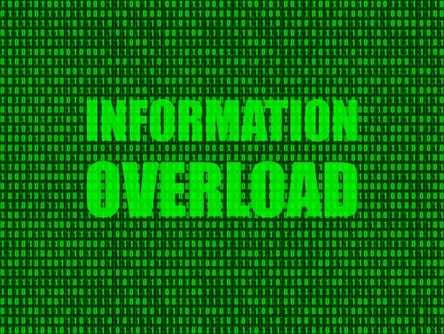 Vector Information Overload Background Technology Shining Illustration Green Backdrop